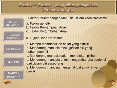 Faktor Faktor Yang Mempengaruhi Perkembangan Ppt Download