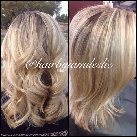 This Gorgeous Blonde Was Achieved By Doing A Full Microweave Of An Ash