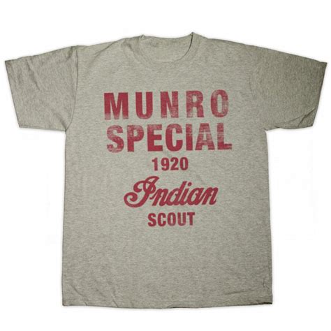 Munro Special Indian Scout T Shirt GPBox