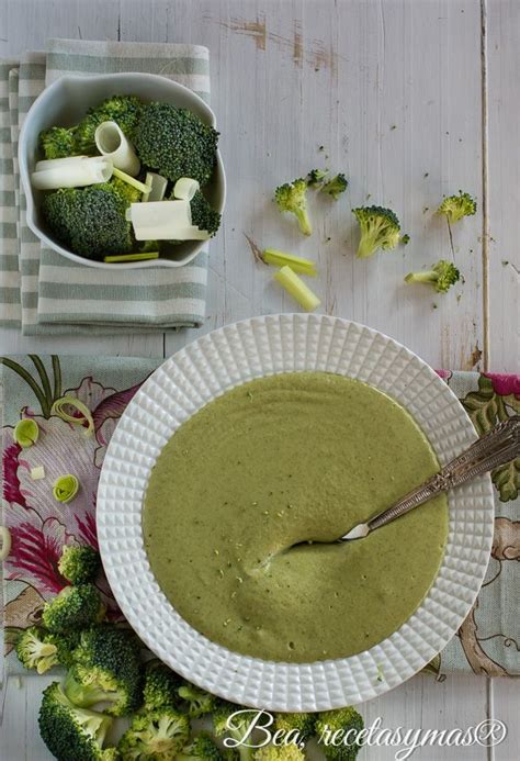 Crema de brocoli Recetas de cocina fáciles y sencillas Bea recetas