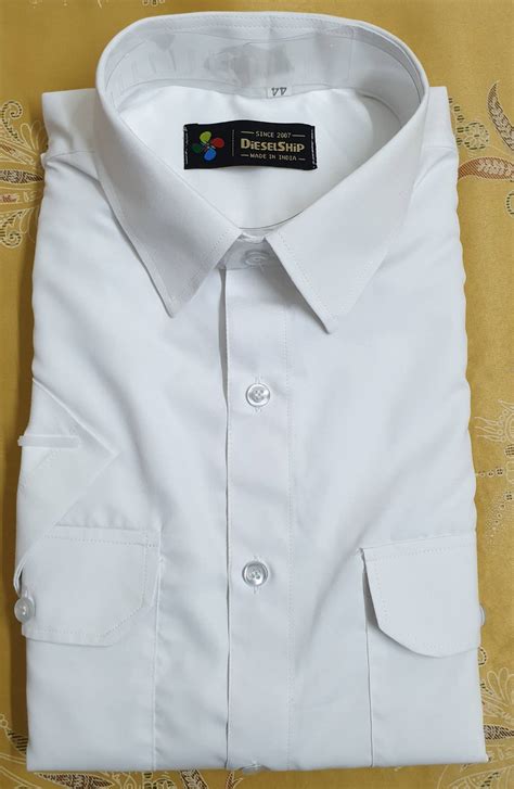 AVIATION PILOT UNIFORM WHITE SHIRT - FULL SLEEVE