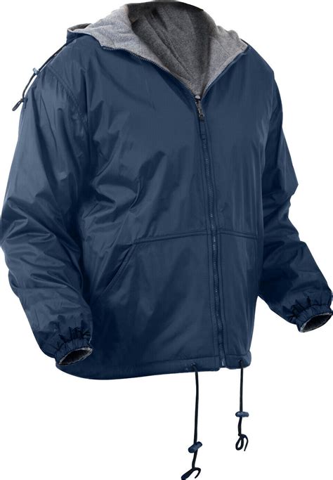 222 Mens Lightweight Hooded Windbreaker Jacket Front View Psd Png Include