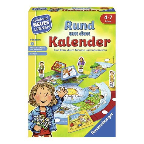 Ravensburger Rund Um Den Kalender Lernspiel Spar Toys