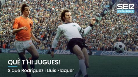 Què t hi Jugues en directe un record a Franz Beckenbauer i què passa