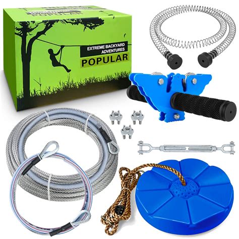 X XBEN Zip line Kits for Backyard, Zip Lines for Kid and Adult ...