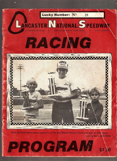 LANCASTER NATIONAL SPEEDWAY PROGRAM COVER - Gallery - Susan M Jagow