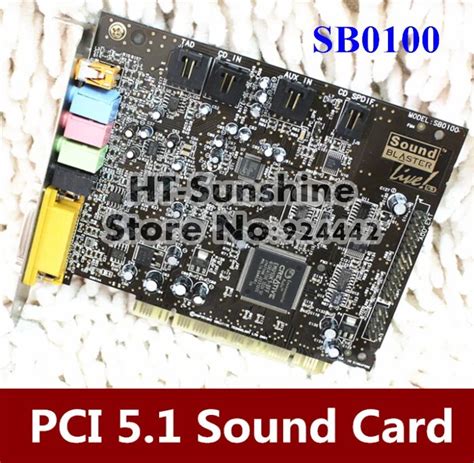 Sound Blaster Live Original Tarjeta De Sonido Pci Sb Para Un