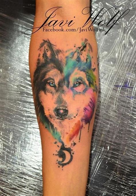 Wolf Tattoos Inked Magazine Watercolor Wolf Watercolor Wolf Tattoo