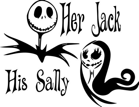 Jack And Sally Svg Nightmare Before Christmas Svg Mega Jac Inspire