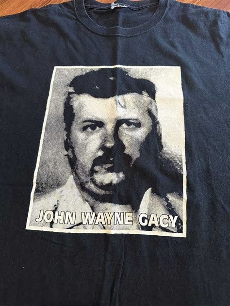 Vintage Vintage John Wayne Gacy Mugshot Tee Shirt Gem