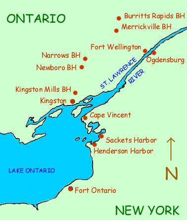 Forts of Eastern Lake Ontario, New York and Ontario