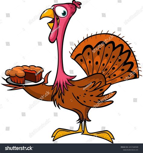 Cartoon Funny Thanksgiving Turkey Bird Illustration Stock Vector ...