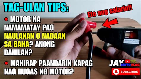 MOTOR NA NABASA NAULANAN AYAW NG UMANDAR MAHIRAP PAANDARIN BAKA ITO