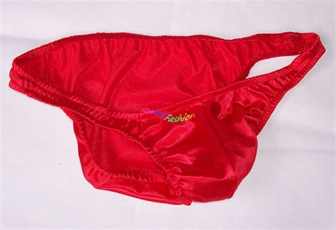 K Y Mens Sexy Shiny Bikini Satin Knit Low Rise Ebay