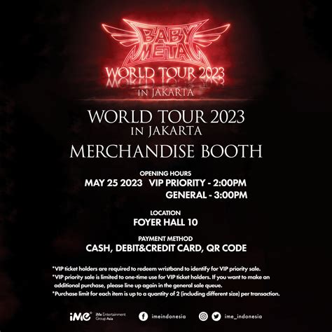 BABYMETAL Amore On Twitter RT Ime Indonesia Here Are The List Of