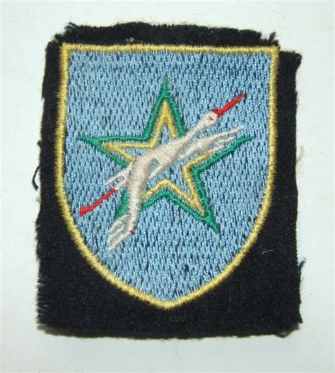 Insigne Tissu Brode Division D Infanterie Marocaine Eur