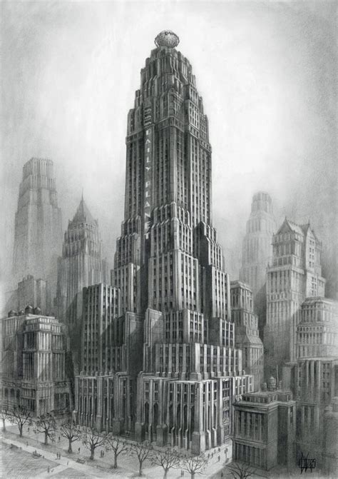 Daily Planet Concept Art By Guy Dyas For Superman Returns” Art Deco