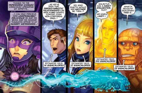 The Fantastic Four S Reactions To Meeting Galacta Galacta Daughter Of Galactus 3 R Marvel