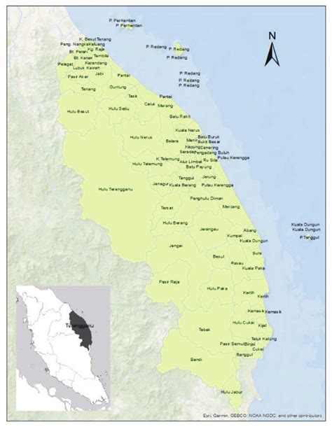 The geographical representation of the area of interest in the... | Download Scientific Diagram