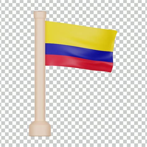 Premium Psd Colombia Flag D Icon