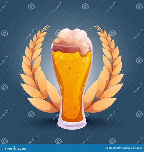 Projeto De Emblema Do Vetor De Cerveja Realista Do Oktoberfest