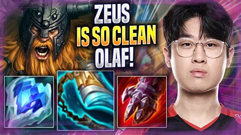 Zeus Is So Clean With Olaf T Zeus Plays Olaf Top Vs Gragas