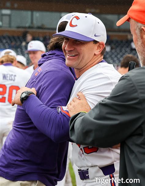 Clemson Baseball Photo Of Erik Bakich And Miami And Accchampionship