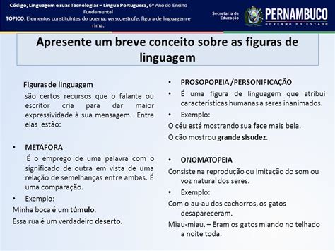 Conceitos E Exemplos De Figuras De Linguagem Novo Exemplo