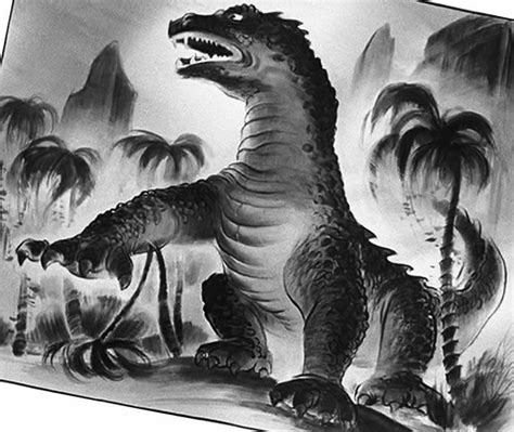 The Rhedosaurus from The Beast from 20,000 Fathoms. | Movie monsters, Beast, Classic monsters