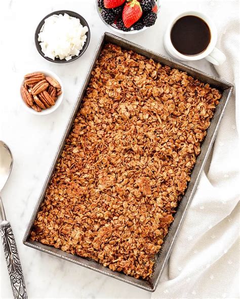 Healthy Homemade Granola Recipe Joyfoodsunshine