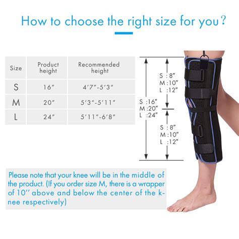 Knee Brace Size Guide