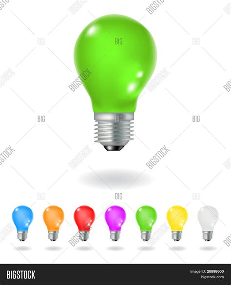 Colourful Light Bulbs Vector Photo Free Trial Bigstock