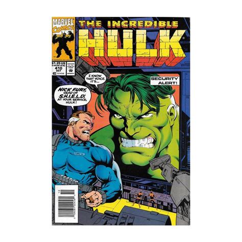 Incredible Hulk 1962 410 Newsstand 6 0 FN Nick Fury Price Tag On