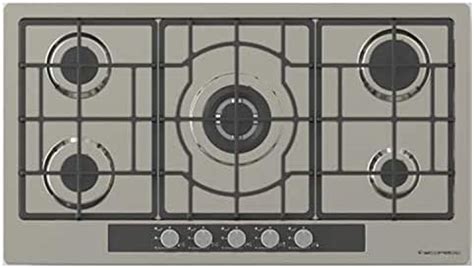 Ecomatic Built In Hob Stainless Steel With Crystal Front Control Panel