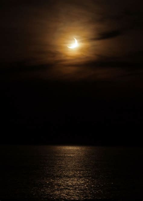 The Sun And Moon Rise Together Over The Atlantic Ocean Smithsonian