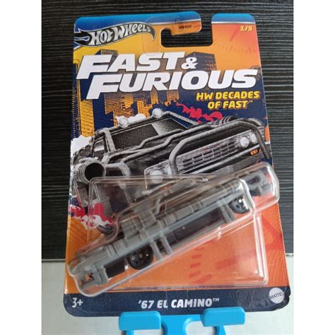 Jual Hot Wheels Decades Of Fast El Camino Card Kerut Shopee Indonesia