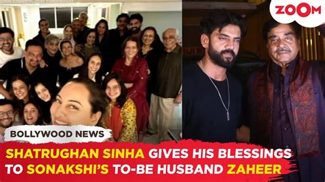 Sonakshi Sinha S To Be Husband Zaheer Iqbal Poses Happily With Father