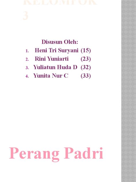 Perang Padri | PDF