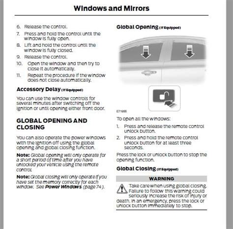 How To Roll Down Windows With Key Fob Ford