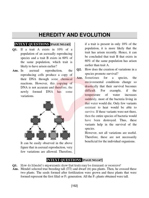 Heredity and Evolution | PDF | Reproduction | Evolution