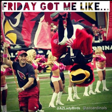 Friday Got Me Like Arizona Cardinals Football Memes Azcardinals