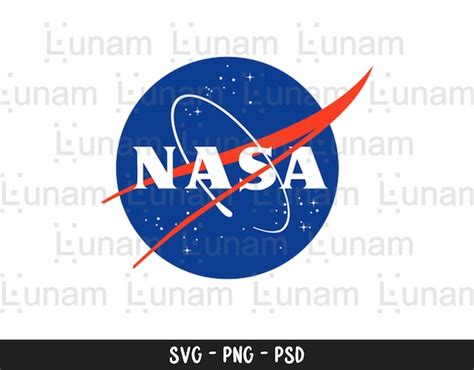 NASA Svg Nasa Logo Svg NASA Circle Logo 3 Color Layered SVG - Etsy ...