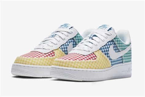 Nike Air Force 1 Gingham Pack Release Info Sneakerfiles