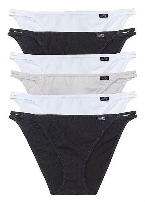 Pack Of 6 Bikini Briefs By Bonprix Bonprix