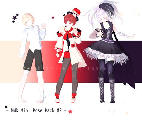 Mmd Pose Pack 2 Dl By Kitsunenokiba On Deviantart