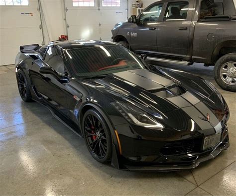 Pin by Eddie Sanchez on corvette | Black corvette, Street racing cars ...