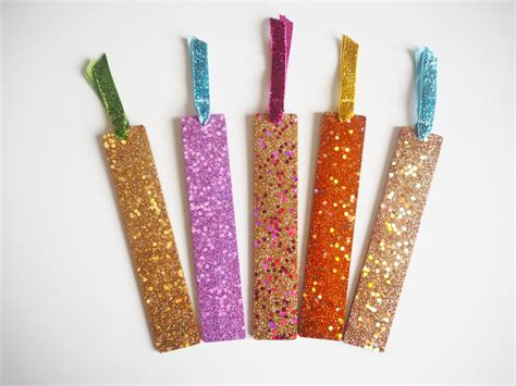 Gold Glitter Bookmark Sparkly Gold Bookmark Gold Resin Etsy