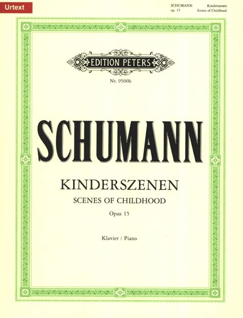 Kinderszenen Op 15 De Robert Schumann Acheter Dans La Boutique De