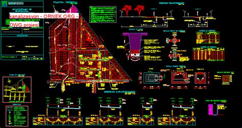 Proje Sitesi Kanalizasyon Autocad Projesi 8692 Hot Sex Picture