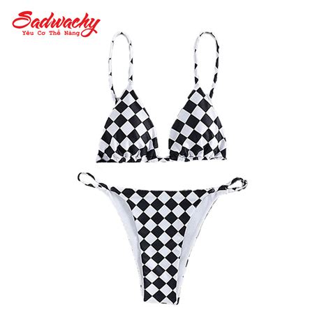 Đồ bơi mảnh Caro Bikini Shopee Việt Nam